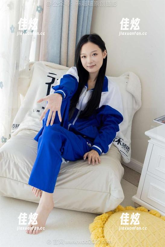BoBoSocks袜啵啵 - 小甜豆的单腿黑丝，作品太有魅力，原图看得我目不转睛！