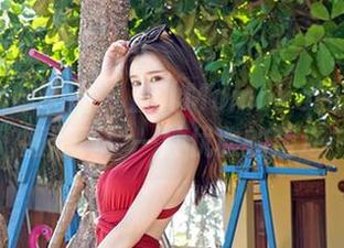 Feilin嗲囡囡 – 芷儿Momoko的高清礼服写真：一种优雅的叛逆