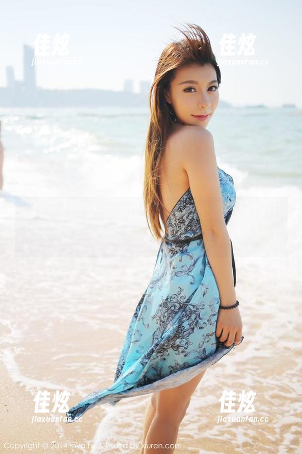 美媛馆 - 朱可儿又来了，披上夏天的微风！新的写真作品，快来围观！