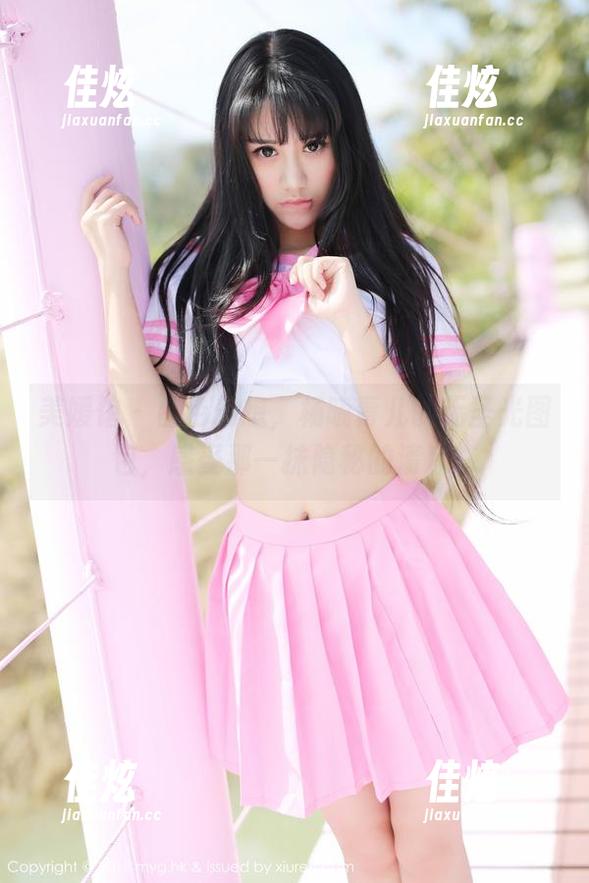 美媛馆 - 白色幻想，杨晓青儿的无圣光图包，感受那一抹隐秘的清凉！