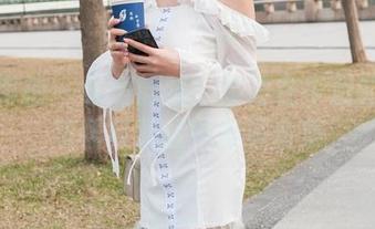 魔镜街拍 – 私房韵味：婷婷在午后的包臀灰裙与薄丝中漫游合集